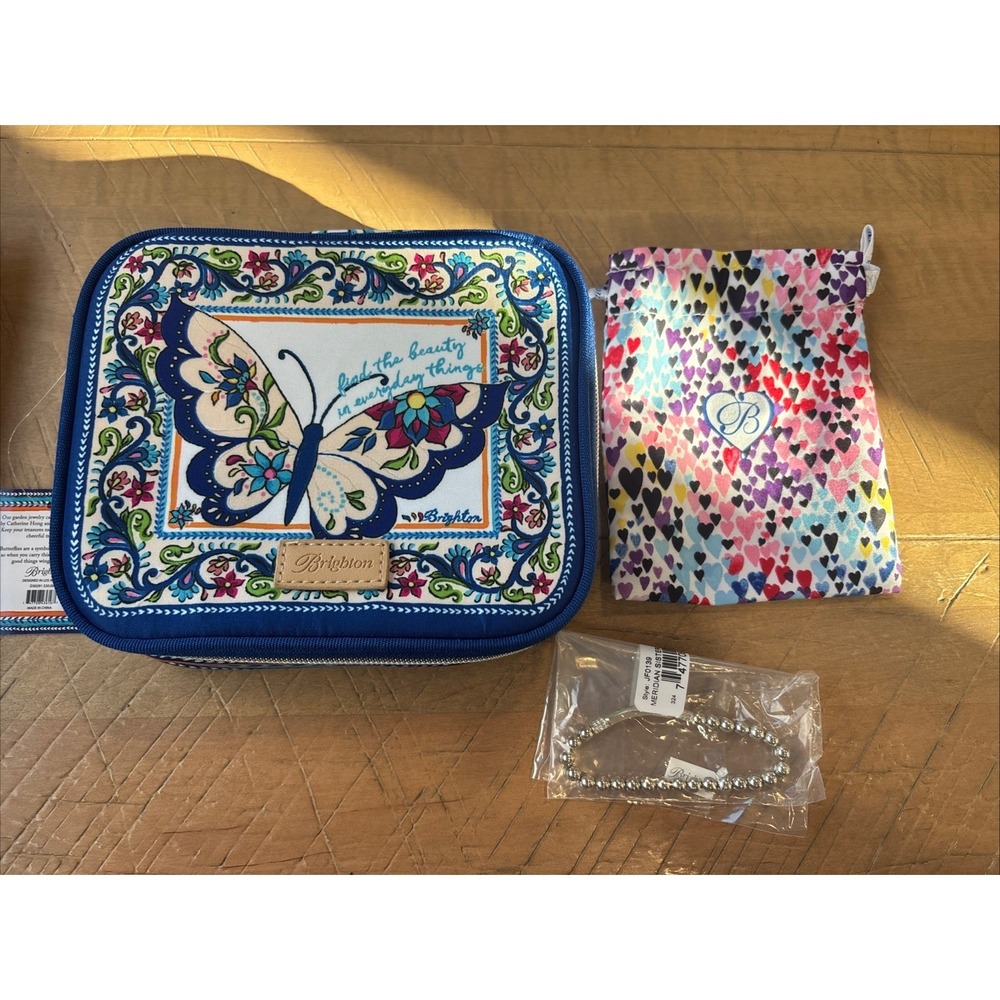 Brighton Meridian Sisters Stretch Bracelet NWT Jewelry Case